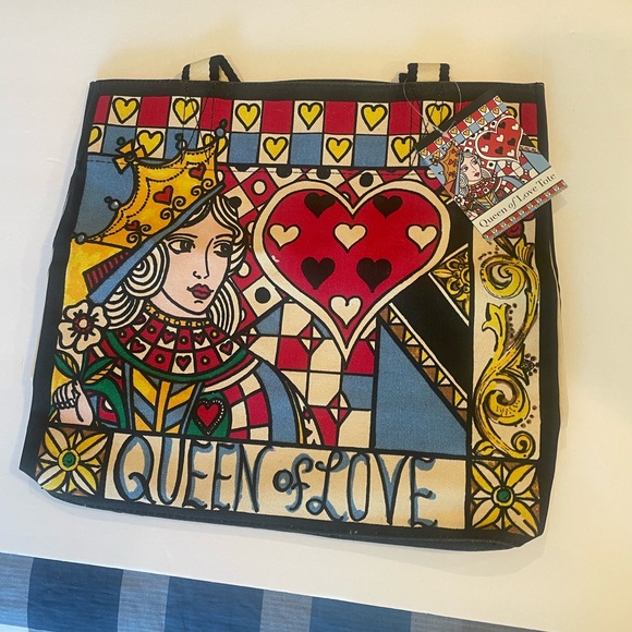 NWT Brighton Queen Of Love Tote - Picture 1 of 9